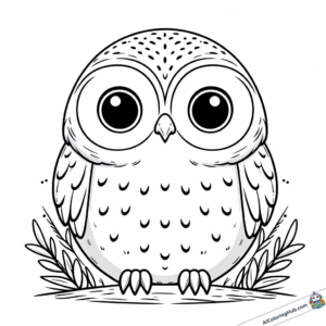 Drawing Owl looks closely