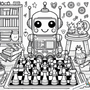 Drawing Robot wants to play chess